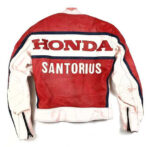 Vintage Honda Santorius Motorcycle Leather Jacket
