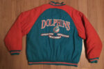 Vintage Logo Athletic Miami Dolphins Wool Varsity Jacket