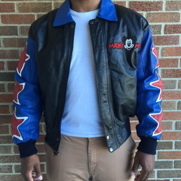 Vintage Leather Mickey Jacket