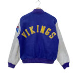 Vintage Minnesota Vikings Jeff Hamilton Varsity Jacket