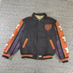 Vintage NFL Chicago Bears Jeff Hamilton Leather Jacket
