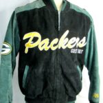 Vintage NFL Green Bay Packers Suede Leather Jacket