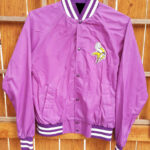 Vintage NFL Jeff Hamilton Minnesota Vikings Satin Jacket