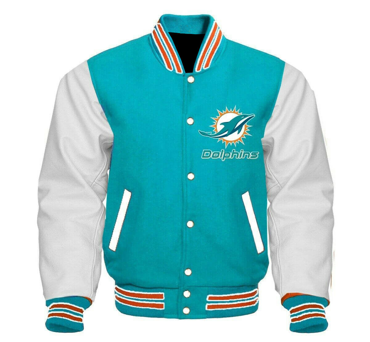 Vintage NFL Miami Dolphins Varsity Jacket - Maker of Jacket