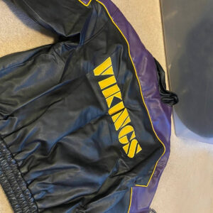 Vintage NFL Minnesota Vikings Leather Jacket