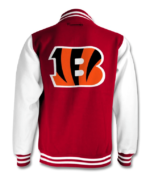 Vintage Red NFL Cincinnati Bengals Cotton Jacket