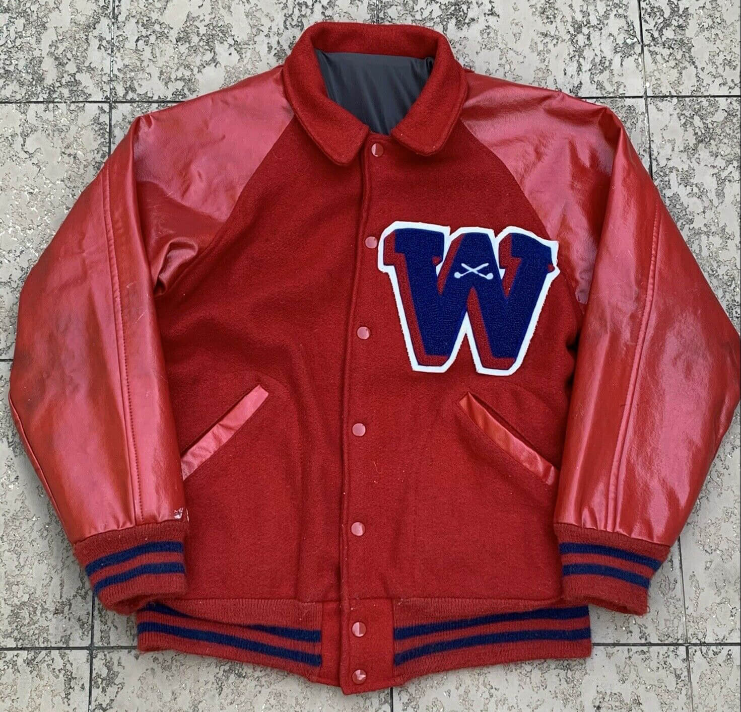 Vintage Westlake High School Golf Varsity Jacket (1) Vintage Westlake High School Golf Varsity Jacket