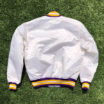 White NFL Jeff Hamilton Minnesota Vikings Satin Jacket
