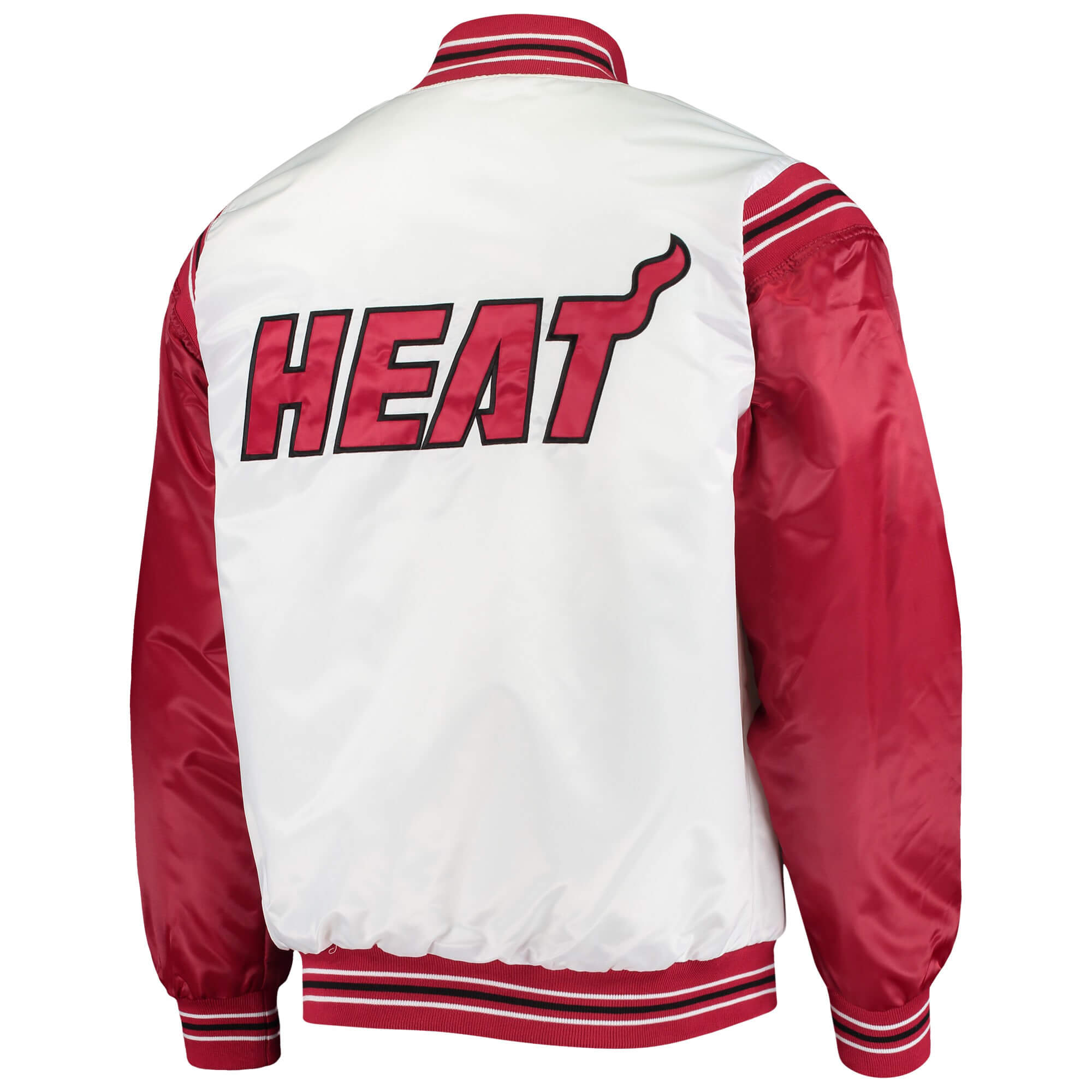 STARTER, Jackets & Coats, Miami Heat Satin Jacket By Starter