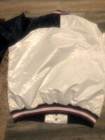 White Vintage MLB Boston Red Sox Satin Jacket