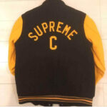 Yellow Supreme Captain Varsity Jacket