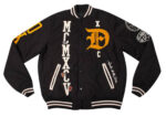 10 Deep Loose Cannon Black Letterman Jacket