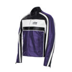 A Few Good Kids Purple Leather Jacket