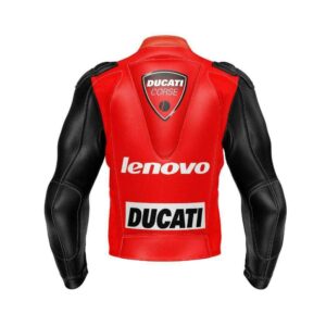 Aruba.it Ducati Corse Motorcycle Racing Leather Jacket