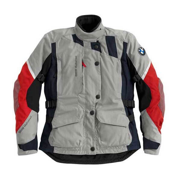 BMW Motorrad Motorcycle Gray And Blue Textile Jacket - Maker of Jacket