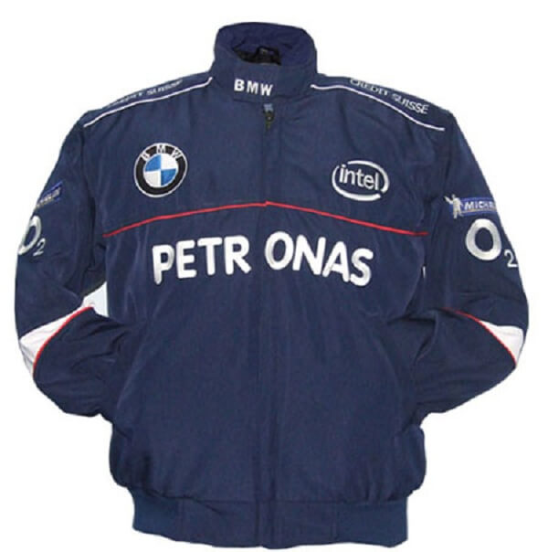 BMW Petronas 02 Racing Windbreaker Jacket - Maker of Jacket