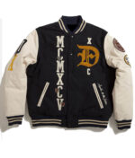 Black 10 Deep Loose Cannon Letterman Jacket
