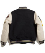 Black 10 Deep Loose Cannon Letterman Jacket