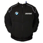 Black BMW 325E Racing Windbreaker Jacket