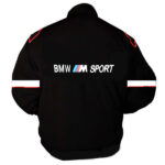 Black BMW M Sport Racing Windbreaker Jacket