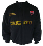 Black Ducati Performance Racing Windbreaker Jacket