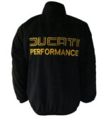 Black Ducati Performance Racing Windbreaker Jacket