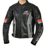 Black MV Agusta Corse Motorcycle Racing Leather Jacket