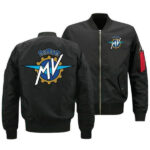 Black MV Agusta Racing Flight Bomber Jacket