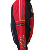 Black Red Ducati Corse Racing Windbreaker Jacket
