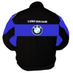 Black Royal Blue BMW Power Racing Windbreaker Jacket