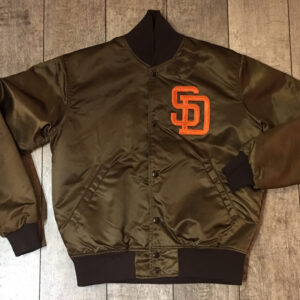 Starter San Diego Padres Satin Full-Snap Jacket M / Padres Navy Mens Sportswear
