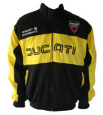 Ducati Black Yellow Racing Windbreaker Jacket