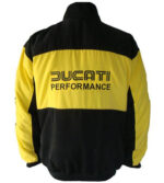 Ducati Black Yellow Racing Windbreaker Jacket