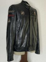 Ducati Historical 09 Casual Motorcycle Leather Jacket