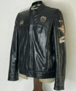Ducati Historical 09 Casual Motorcycle Leather Jacket
