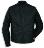 Ducati Meccanica Motorcycle Black Leather Jacket