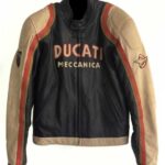 Ducati Meccanica Motorcycle Leather Jacket