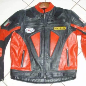 Ducati Michelin Motorcycle Racing Leather Jacket