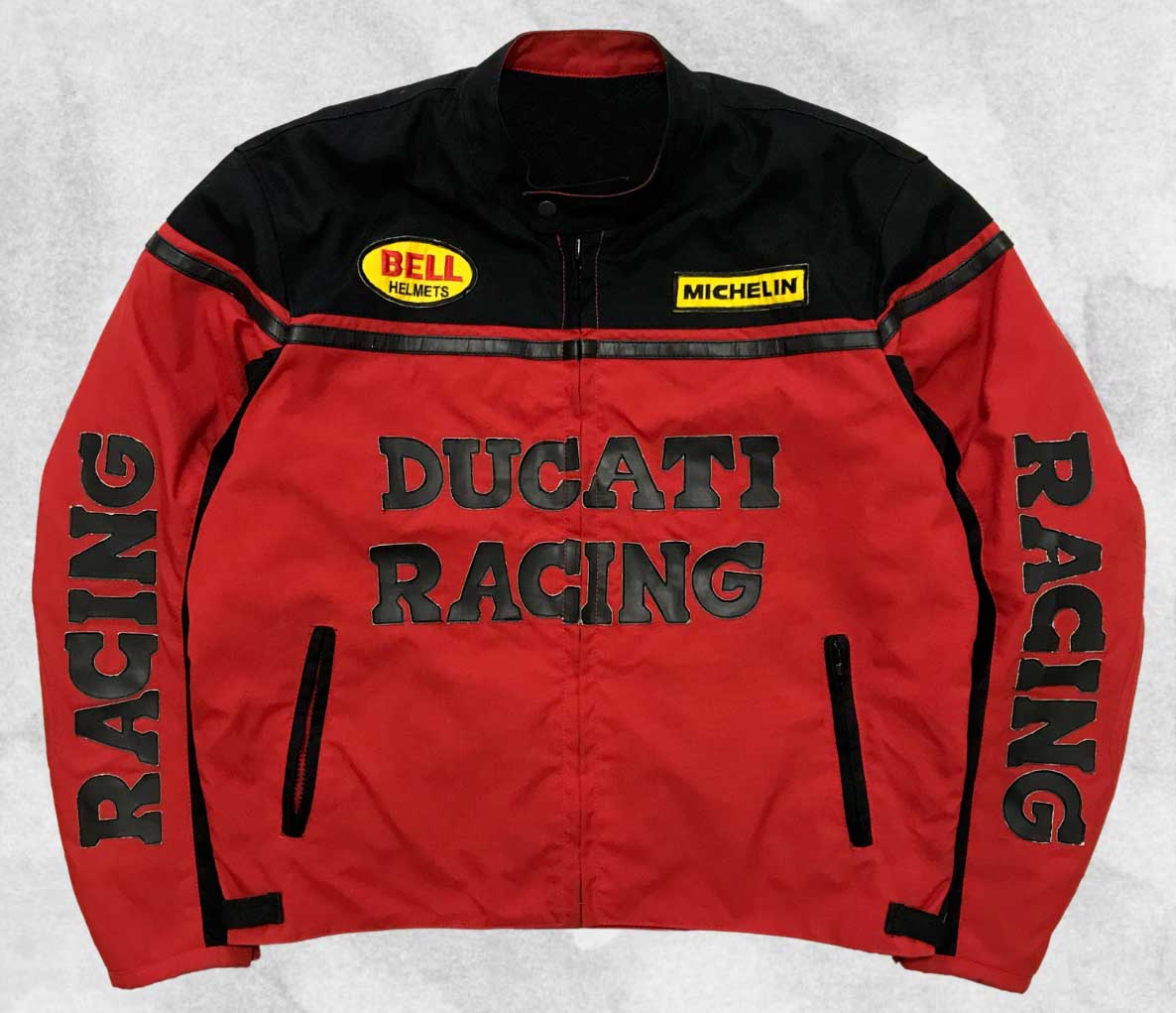 Ducati Motorcycle Racing Red And Black Textile Jacket (1) Ducati Motorcycle Racing Red And Black Textile Jacket