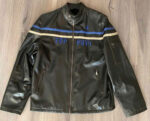 Ferrari Black Motorcycle Racing Leather Jacket
