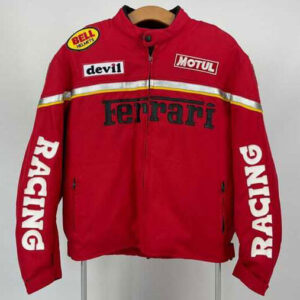 Ferrari Motorcycle Racing Textile Jacket