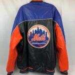G III Carl Banks New York Mets Leather Jacket