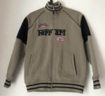Gray Black Ferrari Racing Varsity Jacket