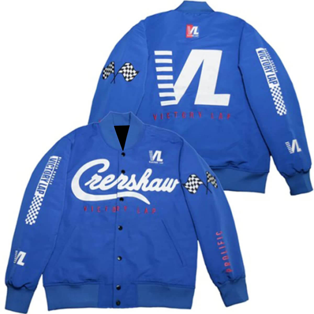 Headgear Classic Blue Crenshaw Victory Lap Jacket - Maker of Jacket