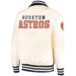 Houston Astros Cream Captain II Full Zip Jacket