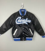James 23 Black Crenshaw Satin Jacket
