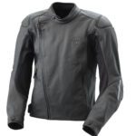 KTM Black Motorcycle Biker Leather Jacket