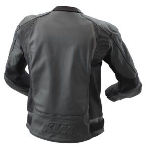 KTM Black Motorcycle Racing Leather Jacket
