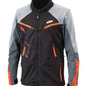 KTM Motorcycle Black And Gray Textile Jacket