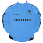 Light Blue Dodge Mobil1 Racing Windbreaker Jacket
